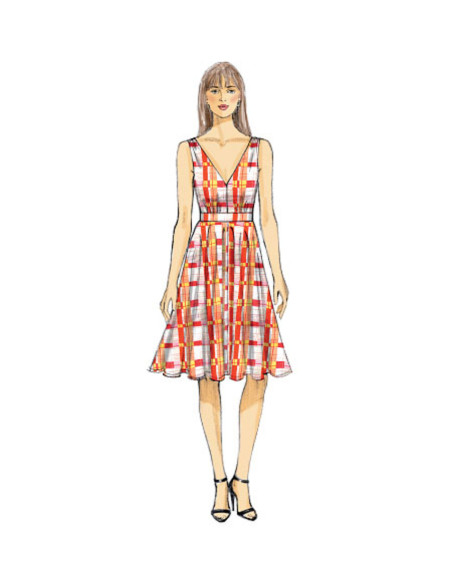 Molde de vestido - Vogue 9053