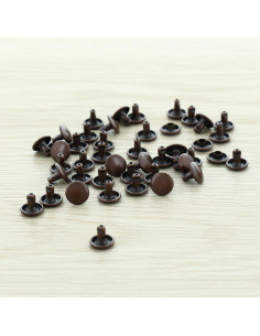 Saco de 100 rebites econômicos 9 mm - Cobre