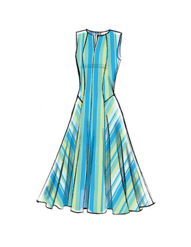 Molde de vestido - Vogue 9050