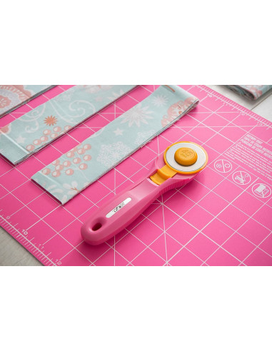 Cortador circular ergonômico Rosa Olfa 45mm