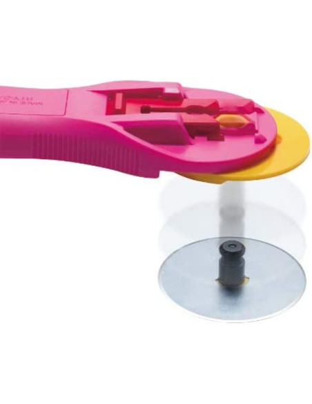 Cortador circular ergonômico Rosa Olfa 45mm