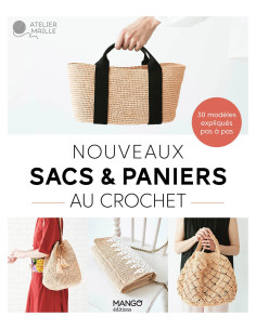 Livro novos sacos e cestas de crochê