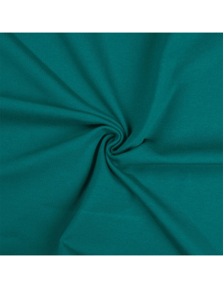 Tecido jersey de algodão - Azul petróleo claro