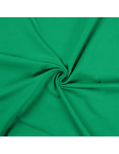 Tecido jersey de algodão - Verde erva