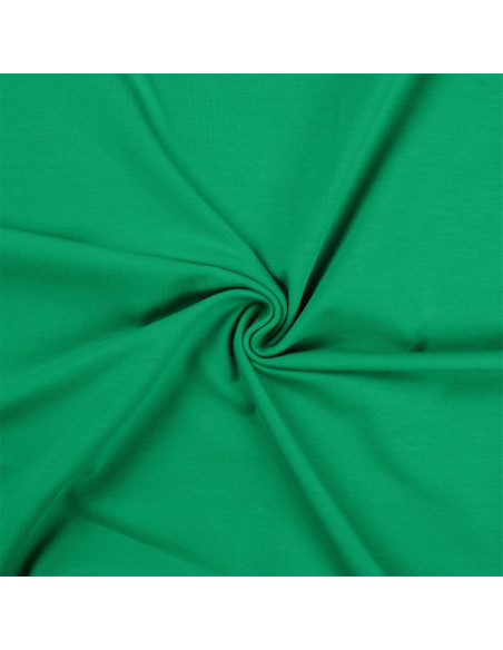 Tecido jersey de algodão - Verde erva