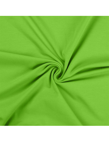 Tecido jersey de algodão - Verde limão