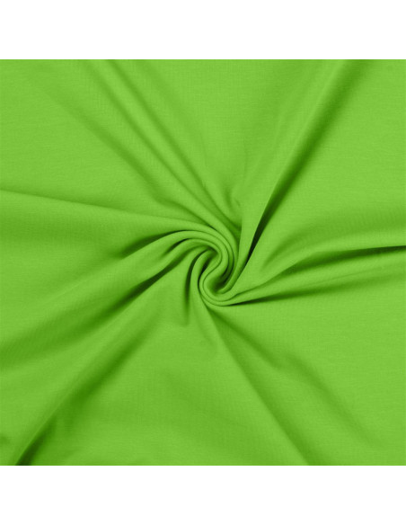 Tecido jersey de algodão - Verde limão