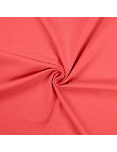 Tecido jersey de algodão - Coral