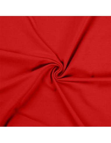 Tecido jersey de algodão - Vermelho