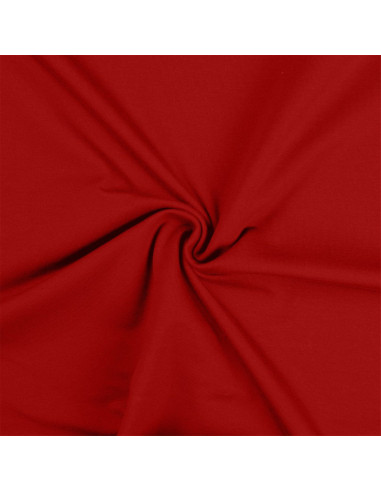 Tecido jersey de algodão - Vermelho escuro