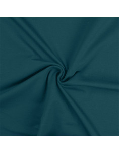 Tecido jersey de algodão - Azul petróleo