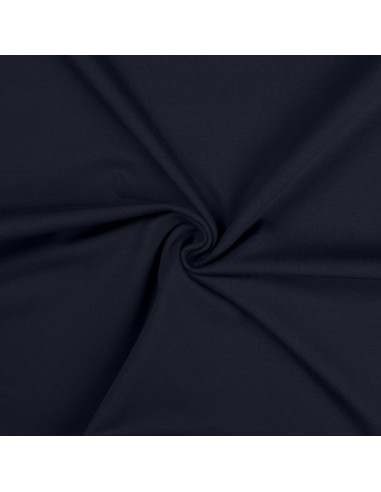 Tecido jersey de algodão - Azul marinho