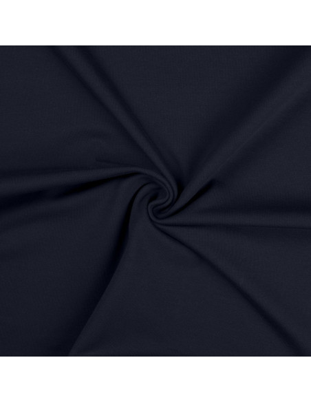 Tecido jersey de algodão - Azul marinho