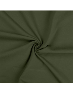 Tecido jersey de algodão - Verde militar