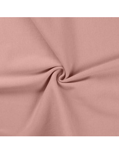 Tecido jersey canelado - Rosa velho