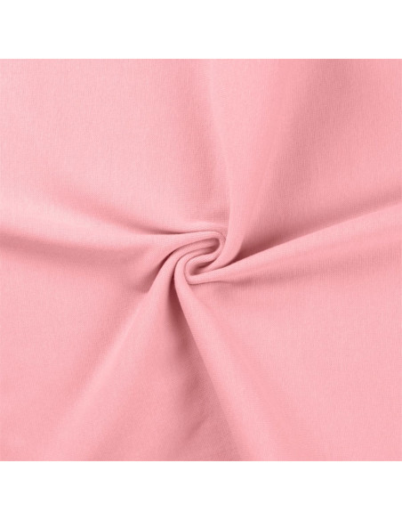 Tecido jersey ribana - Rosa bebê