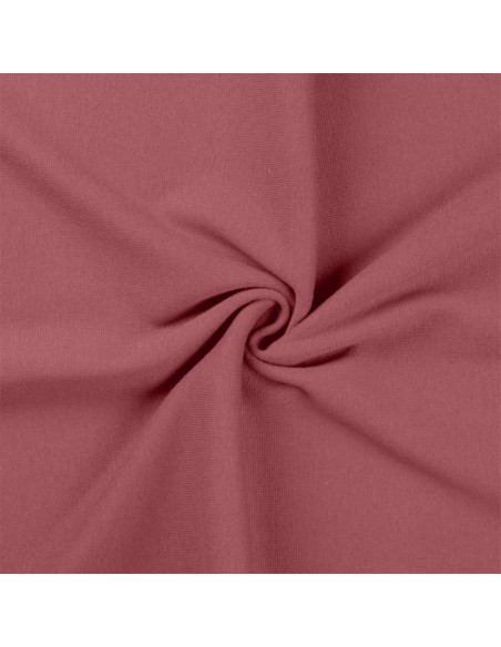Tecido jersey ribana - Rosa antigo