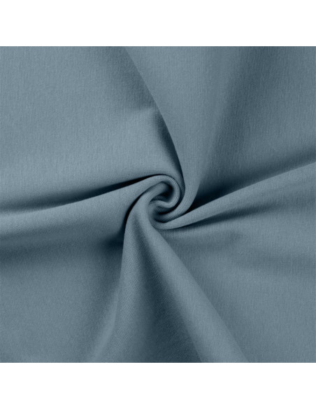 Tecido jersey ribana - Azul acinzentado