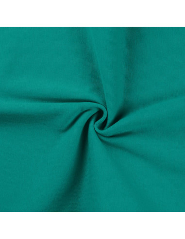 Tecido jersey ribana - Esmeralda