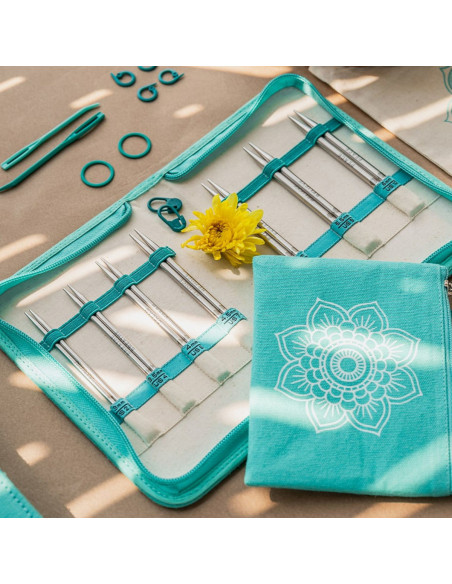 Estojo de agulhas de tricô circulares The Believe Mindful KnitPro