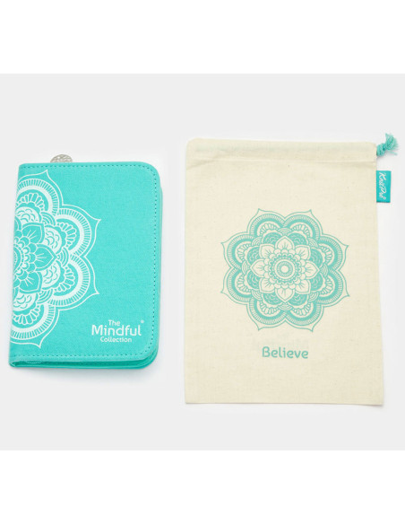 Estojo de agulhas de tricô circulares The Believe Mindful KnitPro