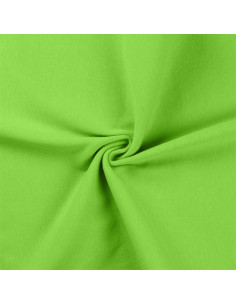 Tecido jersey canelado - Verde limão