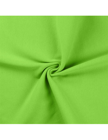 Tecido jersey canelado - Verde limão