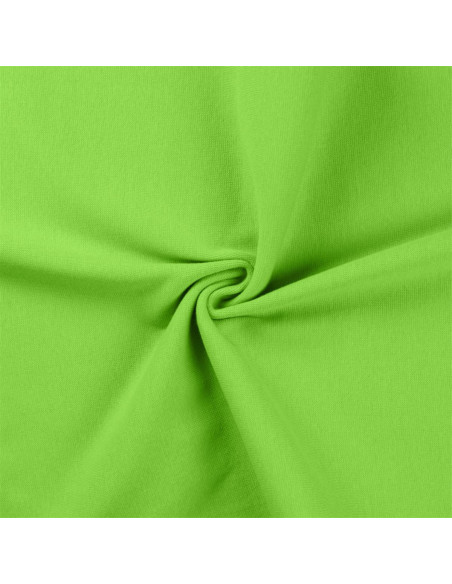 Tecido jersey canelado - Verde limão
