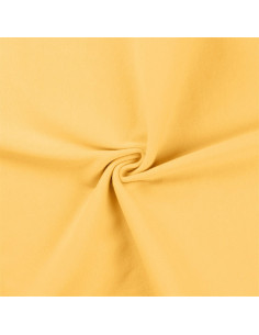 Tecido jersey ribana - Amarelo palha