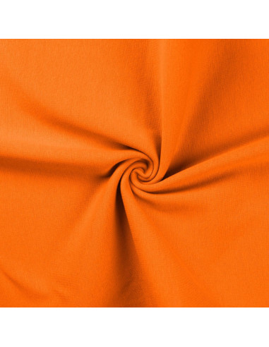 Tecido jersey ribana - Laranja