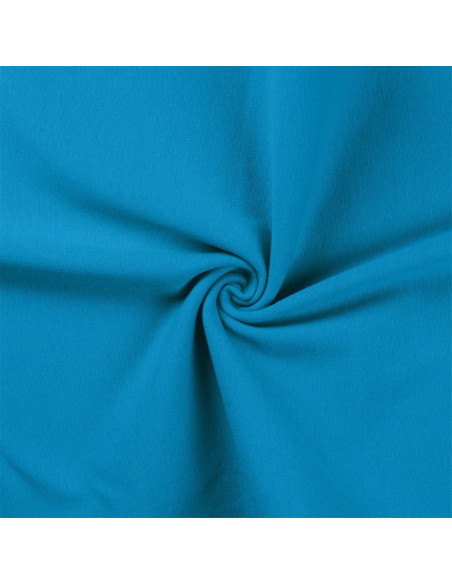 Tecido jersey ribana - Turquesa