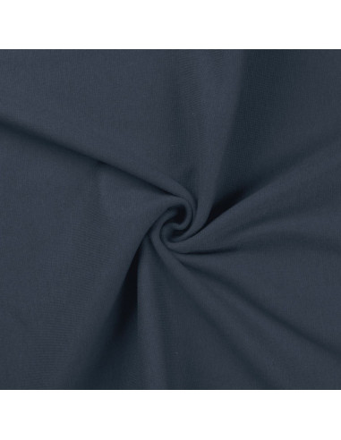 Tecido jersey ribana - Azul denim