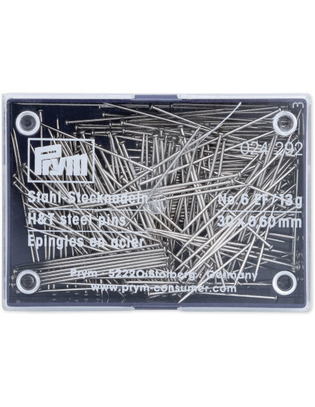 Caixa de 13 grs de alfinetes extra-finos Prym