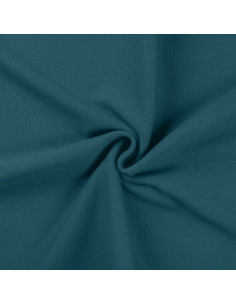 Tecido jersey rib - Azul petróleo