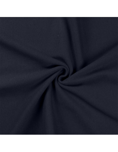 Tecido jersey ribana - Azul marinho