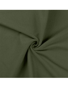 Tecido jersey ribana - Verde militar