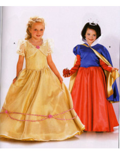 Padrão de princesa e Branca de Neve - Burda 2480