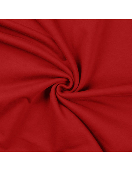 Tecido moletom - Vermelho escuro