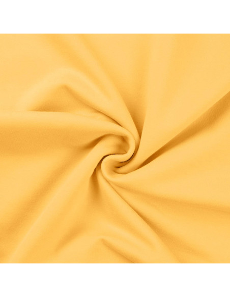 Tecido moletom felpudo - Amarelo palha
