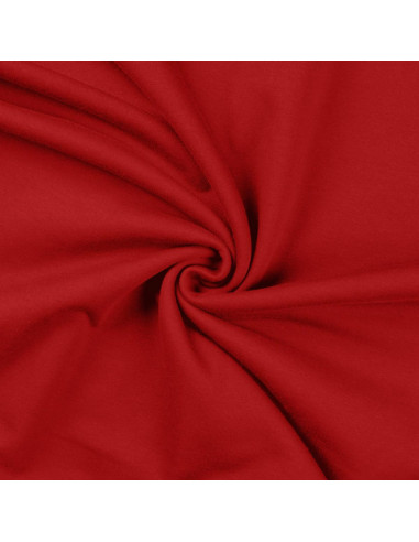 Tecido moletom - Vermelho escuro