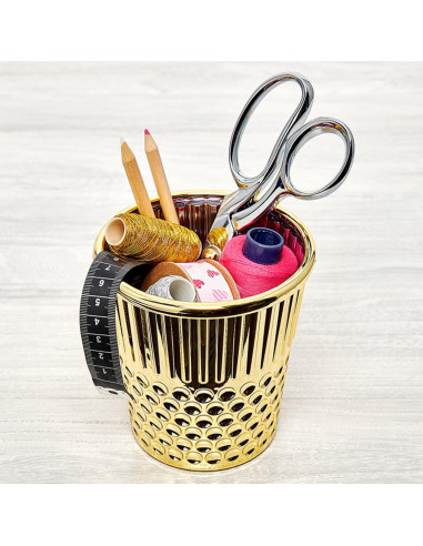 Dedal decorativo - Ouro