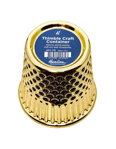 Dedal decorativo - Ouro