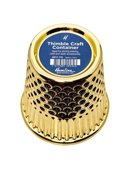 Dedal decorativo - Ouro