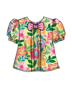 Molde de top e cueca para bebês - Butterick 6884 2
