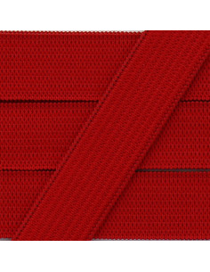 Elástico flexível 15 mm - Vermelho