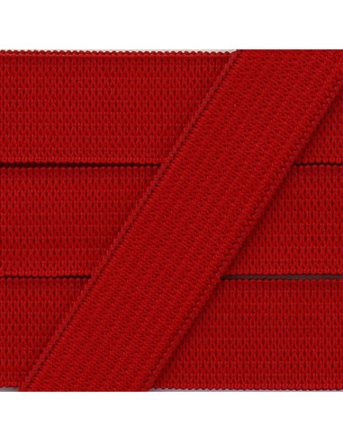 Elástico flexível 15 mm - Vermelho
