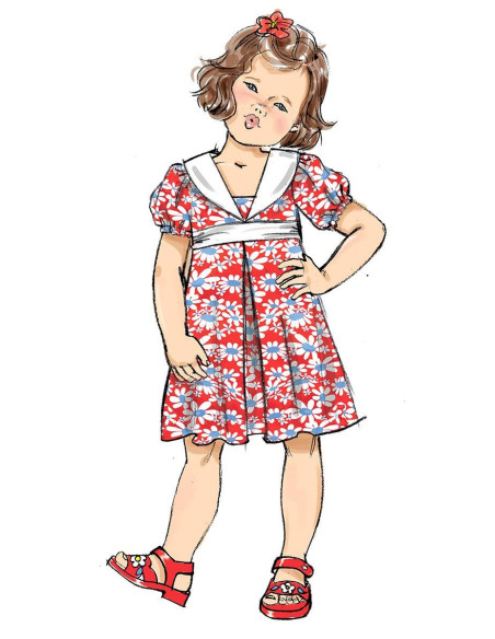 Molde de vestido - Butterick 6886