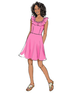 Molde de vestido - Butterick 6888 2