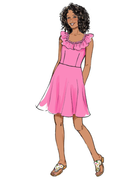 Molde de vestido - Butterick 6888