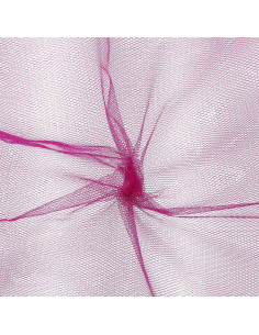 Tule rígido - Rosa fúcsia